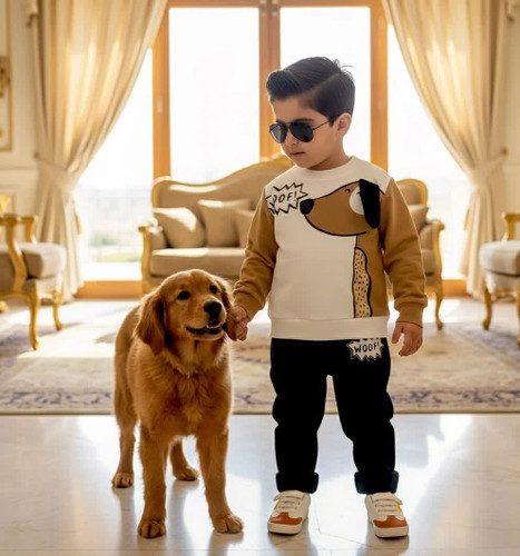 بلوز شلوار سگ گوش دار اقتصادی سایز بندی 35 40 45