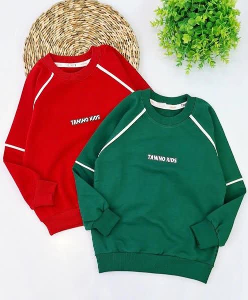 بلوز تک یلدایی مدل تنینو کیدز ساده اسپرت اقتصادی سایز بندی 40 45