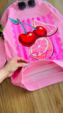 بلوز شلوار آلبالو دخترانه سایز 55 60