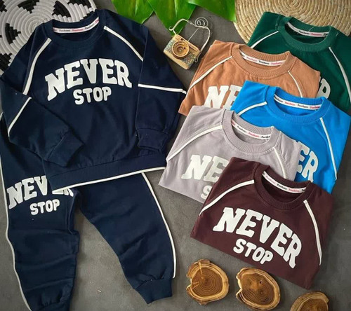 بلوز شلوار نور استاپ NEVER STOP اسپرت یونیسکس سایز 40 45